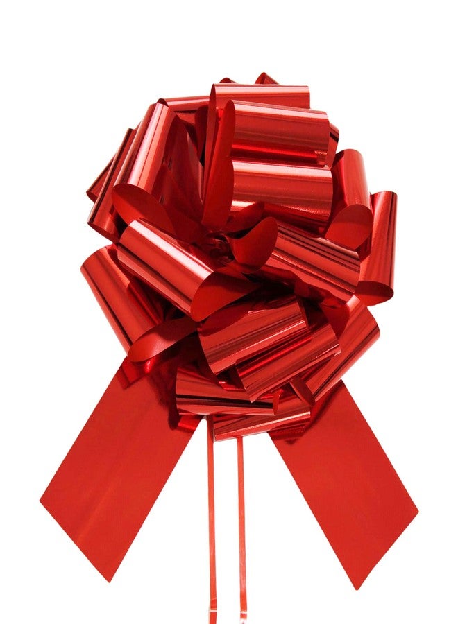 TIAMALL 14 Inch Large Pull Bow Big Gift Bow for Gift Wrapping Party Decoration (Red) - Image 1